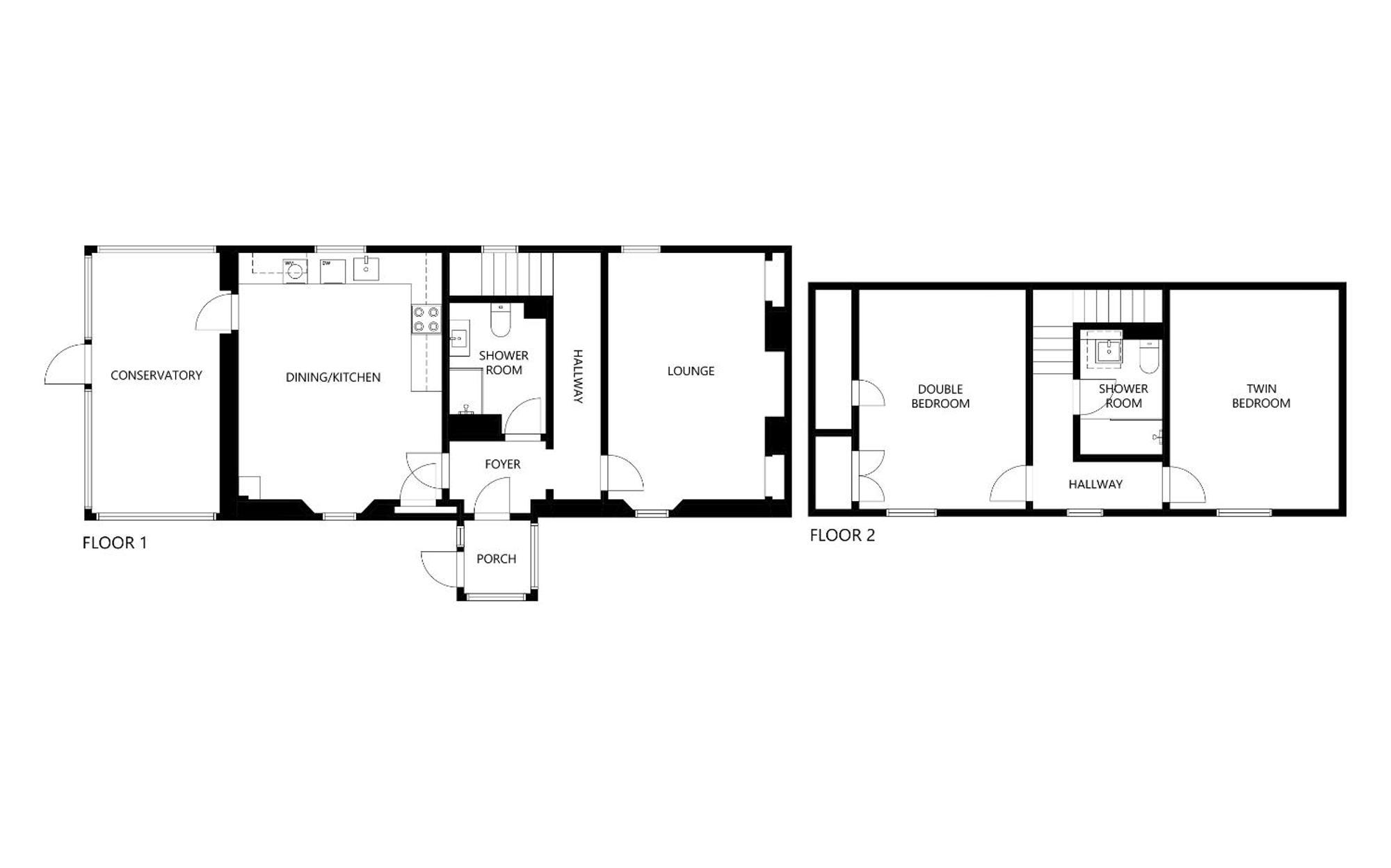 Clover Cottage Countryside Retreat With Sea Views 크레일 외부 사진